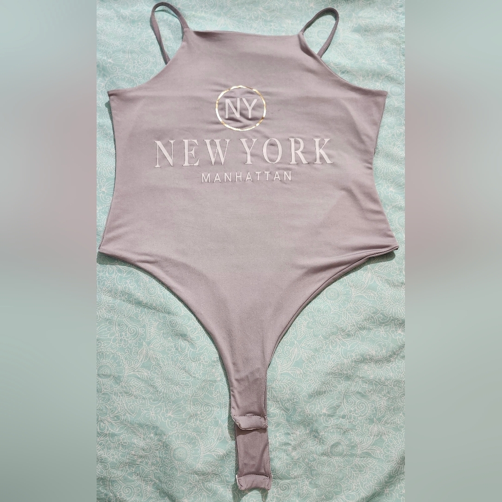 Boohoo Kids One Piece Bodysuit - Light Gray